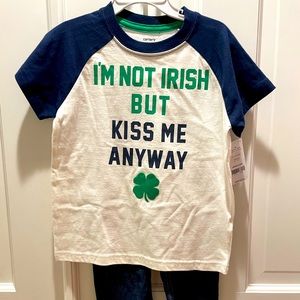 St. Patrick’s day 4T outfit Brand new with tags